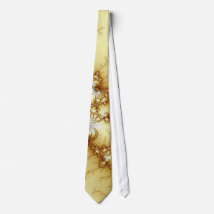 Fools Gold - Fractal Art Tie