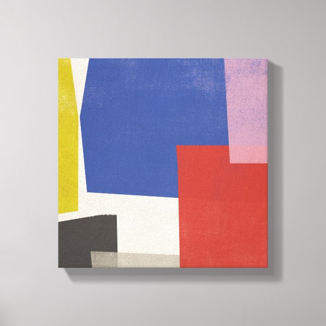 Foolscap - Modern Colorblocks Canvas Print (Front)