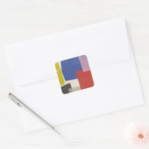Foolscap - Modern Colorblocks Square Sticker