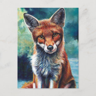 Foooxy Fox Postcard