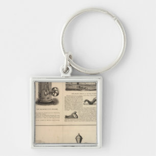 Foos and Jane Stanley Rule and Level Key Ring