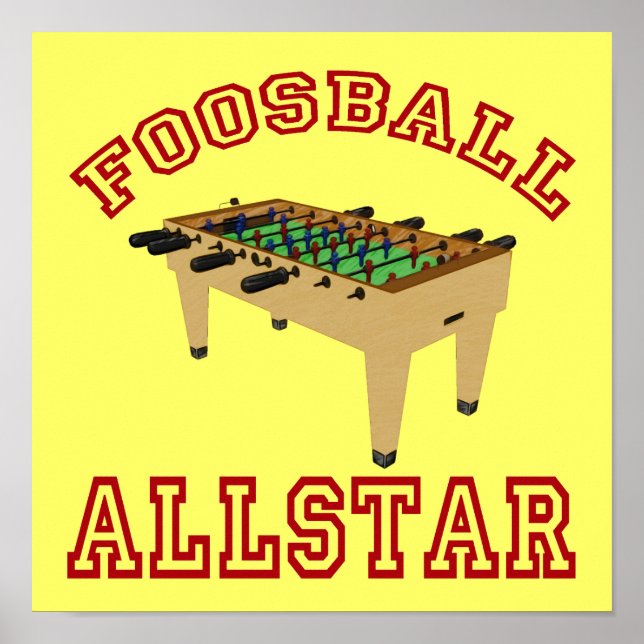 Foosball Allstar Poster (Front)
