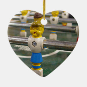 Foosball Ceramic Tree Decoration