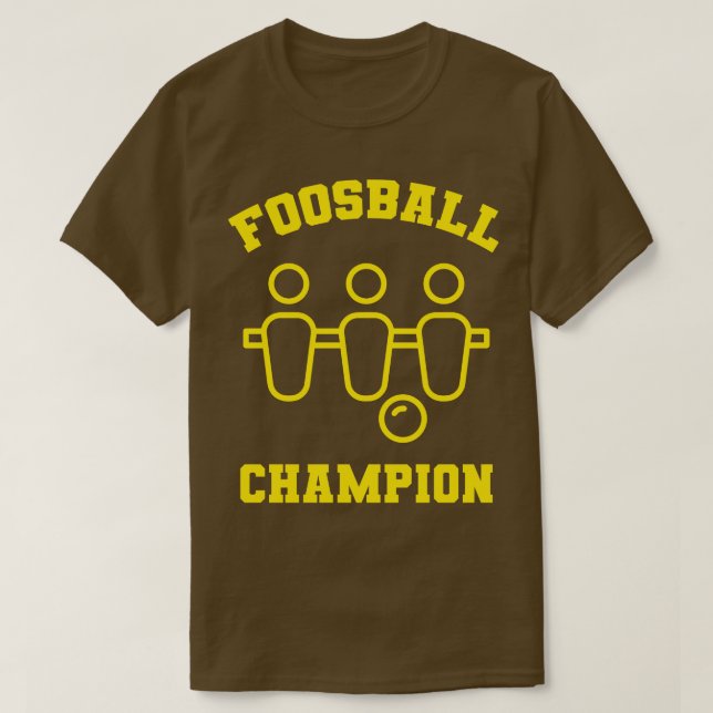 Foosball Champion T-Shirt (Design Front)