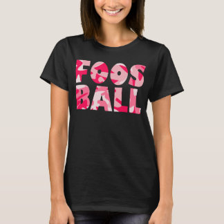 Foosball Pink Camouflage T-Shirt