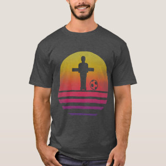 Foosball  Retro 70s Vintage Silhouette Gift  (2) T-Shirt