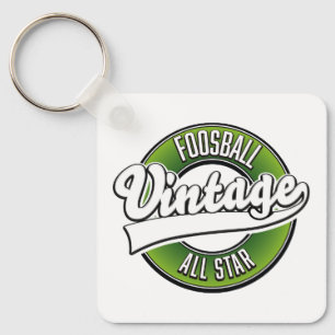 Foosball vintage all star logo key ring