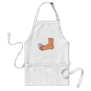 Foot-2 Broken Toe Standard Apron