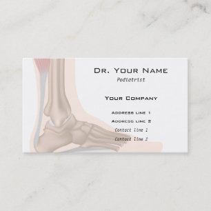 Foot anatomy Business Card