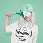 Foot Ball Mum  Trucker Hat<br><div class="desc">Foot Ball Mum T-Shirt
Football Mum Life! This trendy and stylish design is perfect for Gifts and Makes a great gift for Mother's Day and is also a great mum gift or birthday gift.. Football Season</div>