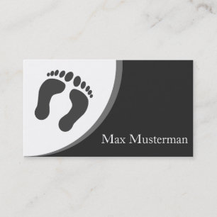 foot care business card