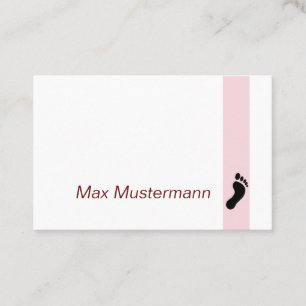 foot care business card