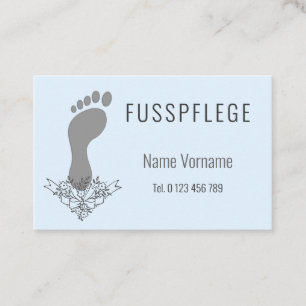foot care business card