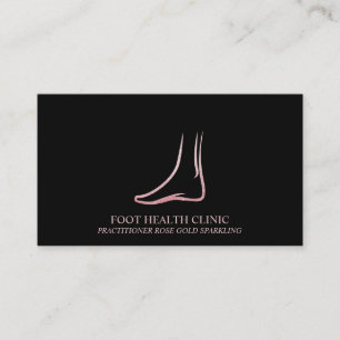 Foot Care Podiatry Practioner Business Card