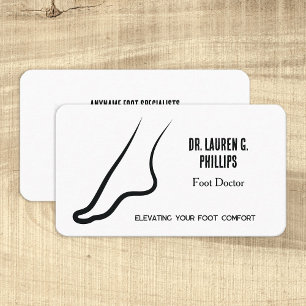 👣 Foot Care Simple Business Card