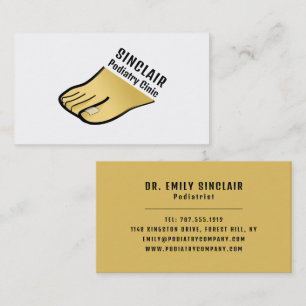 Foot Design, Podiatry Clinic, Podiatrist Business Card