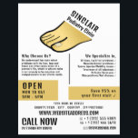 Foot Design, Podiatry Clinic, Podiatrist Flyer<br><div class="desc">Foot Design,  Podiatry Clinic,  Podiatrist Advertising Flyer by The Business Card Store.</div>