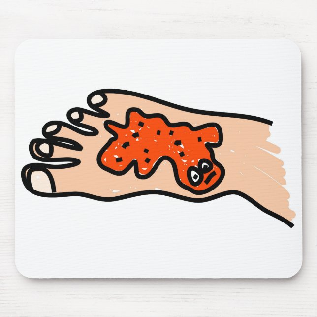 Foot Disease Mouse Mat (Front)