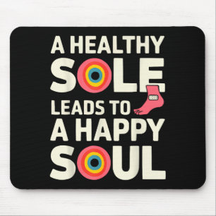 Foot health awareness feet podiatry podiatrist mouse mat
