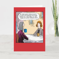 Foot In Mouth New Year Joke Card