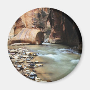 Foot Like Rock In Zion Narrows Magnet