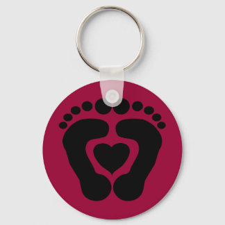 Foot Love Key Ring