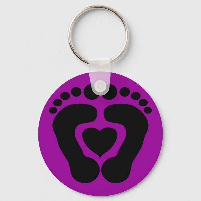 Foot Love Key Ring (Front)