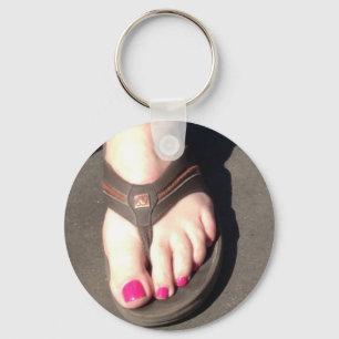 FOOT LOVE KEY RING