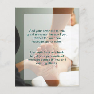 Foot Massage Photo Flyer
