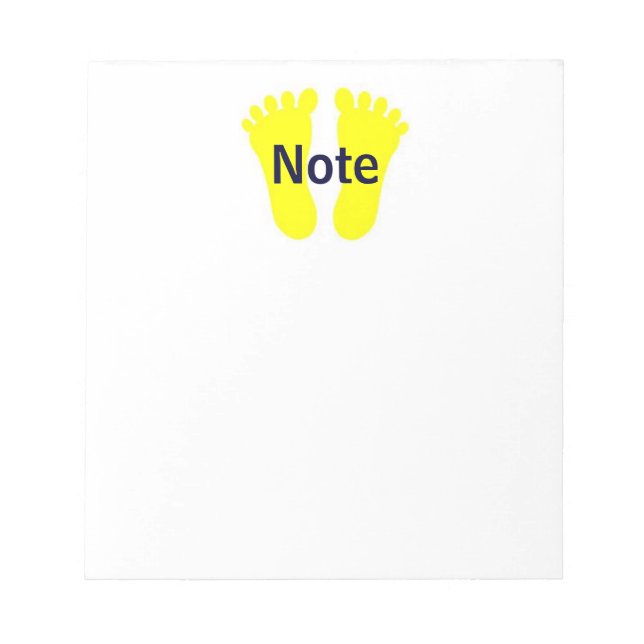 Foot Note Notepad 2 (Front)