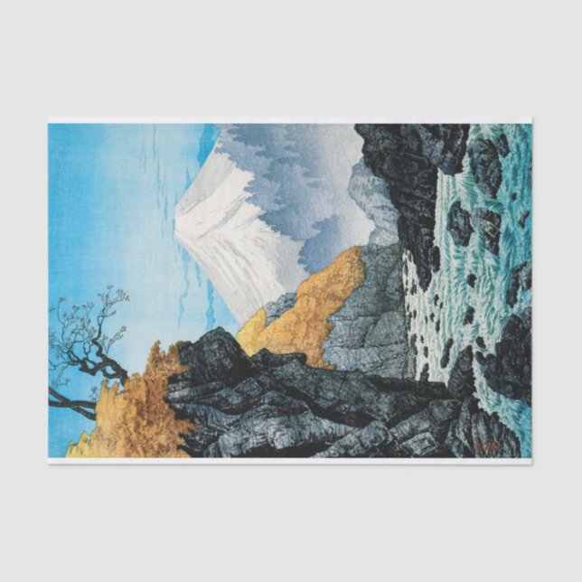 Foot of Mount Ashitaka (1932) by Hiroaki Takahashi Tissue Paper (Front)