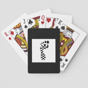 Foot Playing Cards