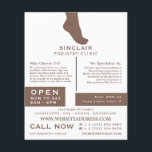 Foot Portrait, Podiatry Clinic, Podiatrist Flyer<br><div class="desc">Foot Portrait,  Podiatry Clinic,  Podiatrist Advertising Flyer by The Business Card Store.</div>