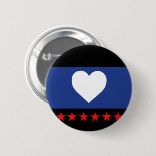 Foot Pride Flag 6 Cm Round Badge