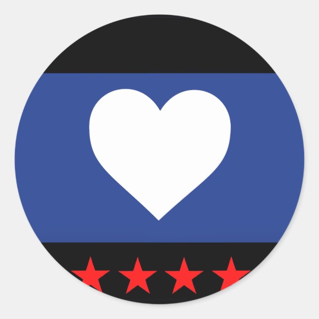 Foot Pride Flag Classic Round Sticker (Front)