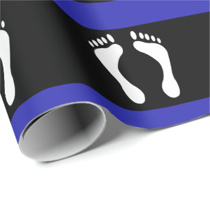 Foot Pride Flag (Footprint) Wrapping Paper
