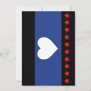 Foot Pride Flag Holiday Card