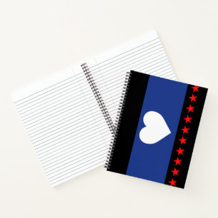 Foot Pride Flag Notebook