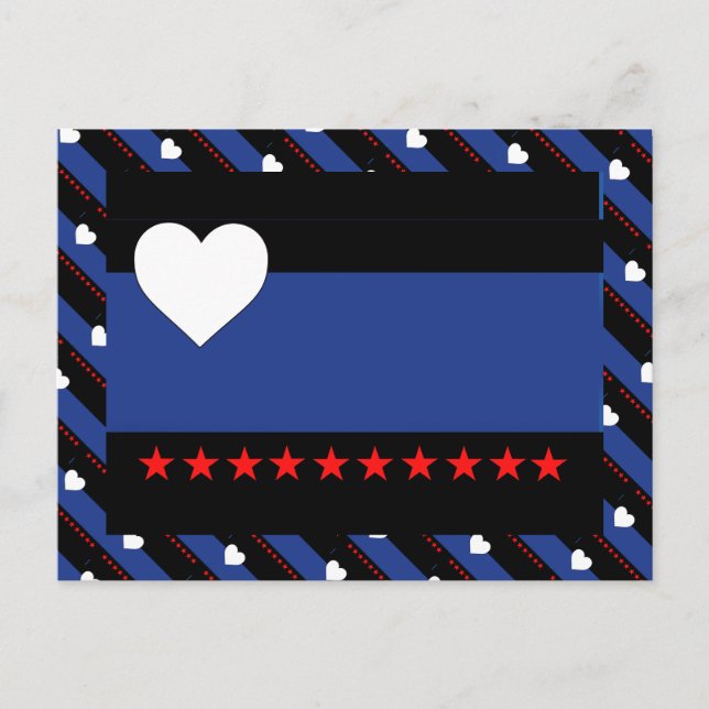 FOOT PRIDE FLAG POSTCARD (Front)