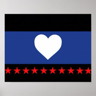 Foot Pride Flag Poster
