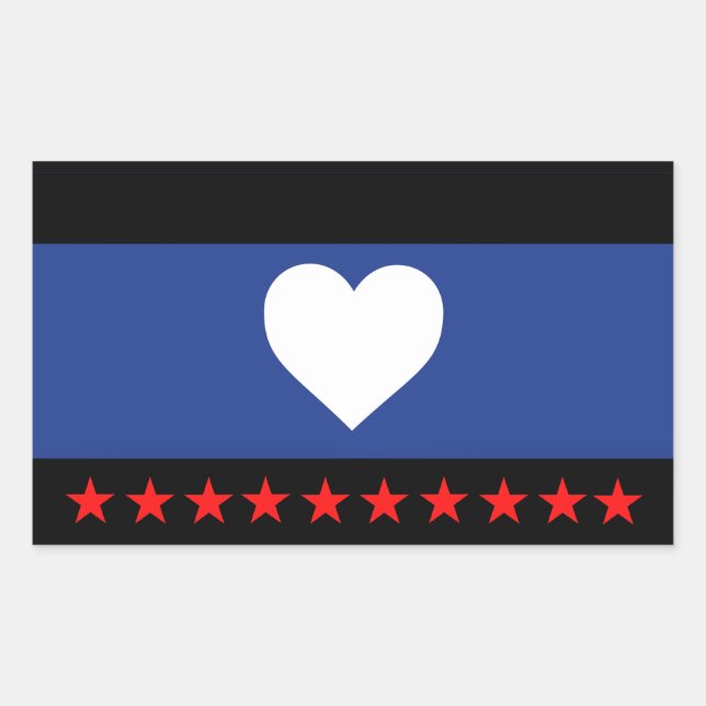 Foot Pride Flag Rectangular Sticker (Front)