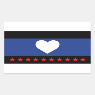 Foot Pride Flag Rectangular Sticker
