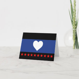 Foot Pride Flag Thank You Card