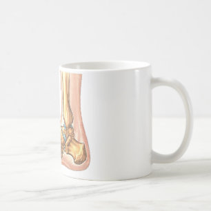 Foot Printed on Coffee Mug and other drinkware