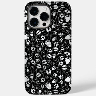 Foot prints 01.b. Black BG Case-Mate iPhone 14 Pro Max Case