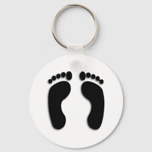 Foot Prints Key Ring