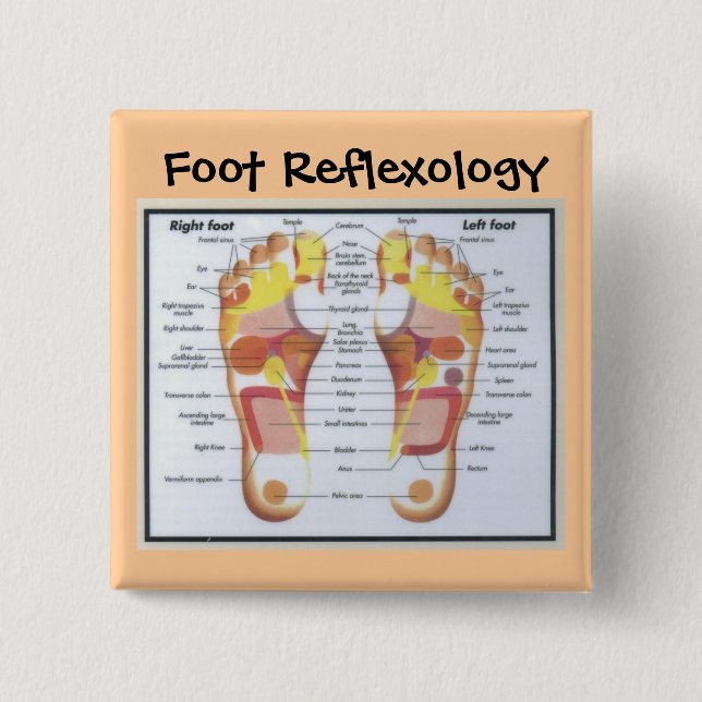 foot reflexology Button (Front)