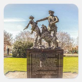 Foot Soldiers in Kelly Ingram Park Square Sticker