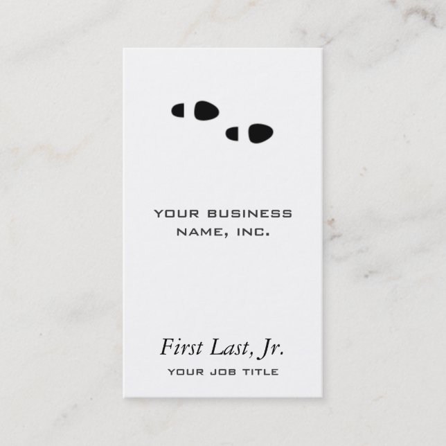 Foot Steps Business Card (Front)