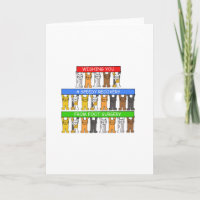 Foot Surgery Speedy Recovery Cartoon Cats